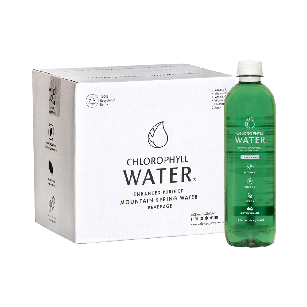 Chlorophyll Water® (Case of 12): Chlorophyll & Ultra-Purified Water